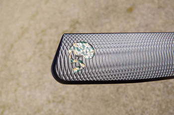 トゥ側のスカル 迷彩色