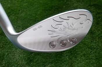 EMILLID BAHAMA EB-55 wedge face close-up 60 degree — spin-focused lob wedge design