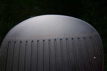 EMILLID BAHAMA EB-55 wedge heel and toe grind — allows versatility from tight lies