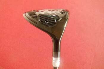 Emillid Bahama CV10s Black fairway wood titanium alloy face texture close-up