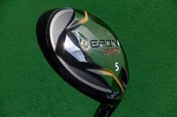 EPON AF-207 fairway wood silhouette — stability and directional control oriented design