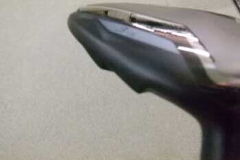 ゼクシオ14フェアウェイウッドのシャフトとグリップ周りのディテール画像