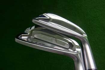 EPON AF-307 アイアン ＆ EPON AF-507 アイアン トップラインの厚さ比較写真