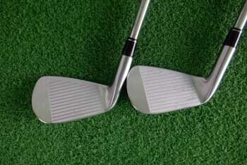 EPON AF-307 アイアンとEPON AF-507 アイアンのフェース面