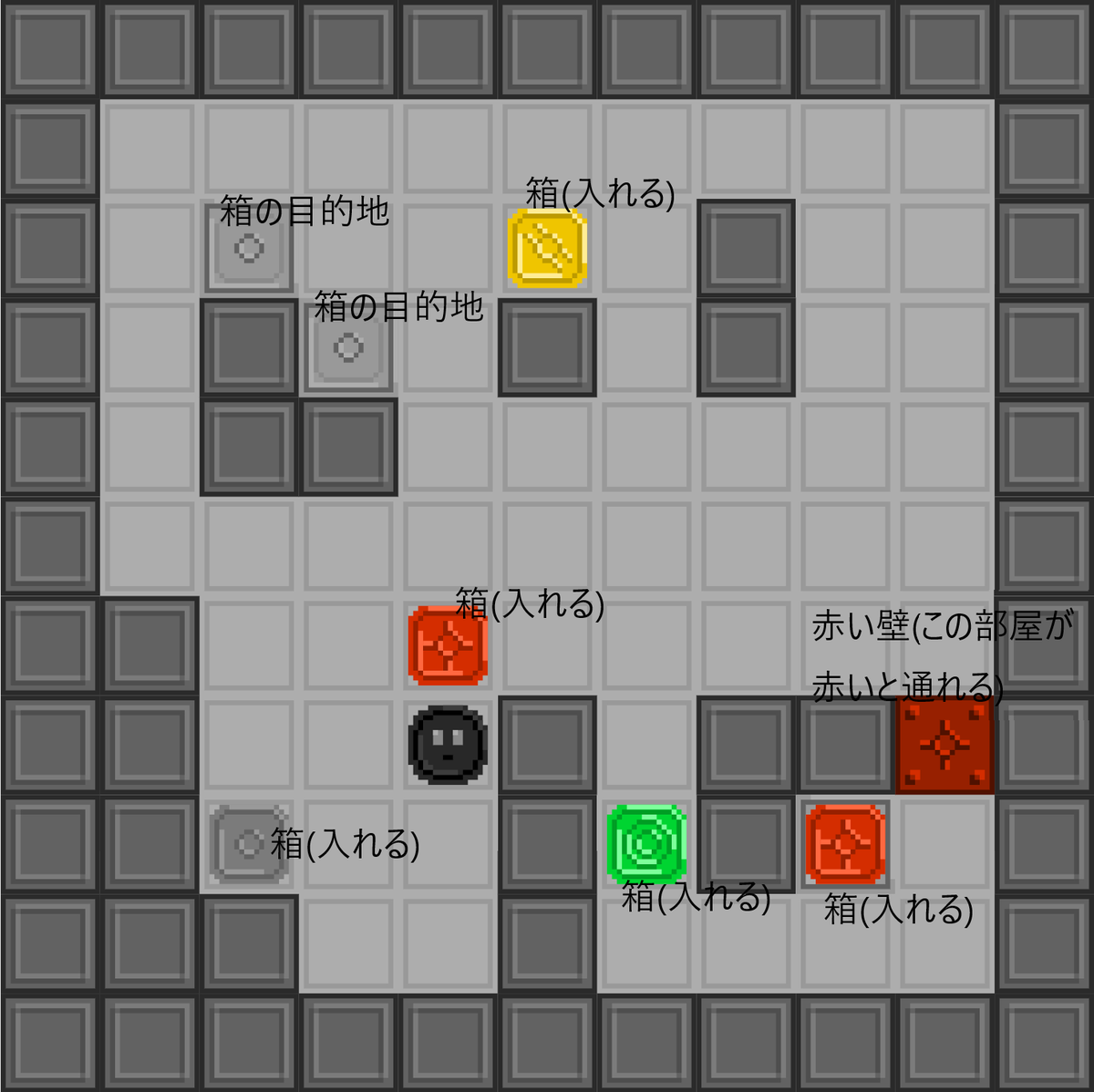 再帰系倉庫番の世界 / Recursive sokoban games - GOMAMISOMIX