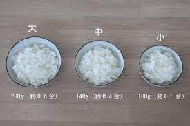 ご飯の目安量