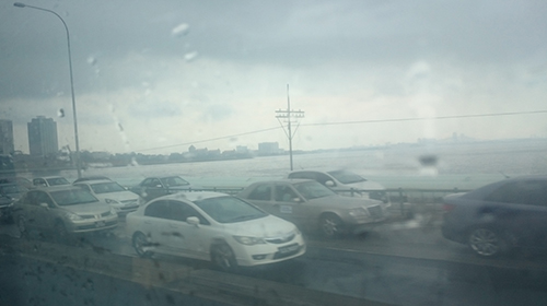 シンガポールとジョホールバルをつなぐコーズウェイ