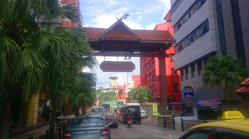 ジョホールバルの街の風景、門