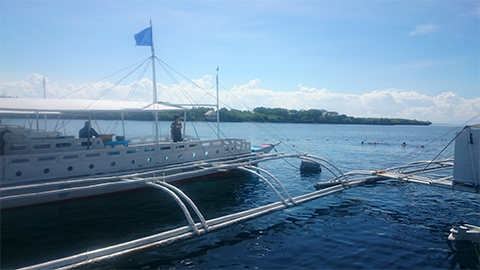 アイランドホッピングの船 アイランドホッピングの船