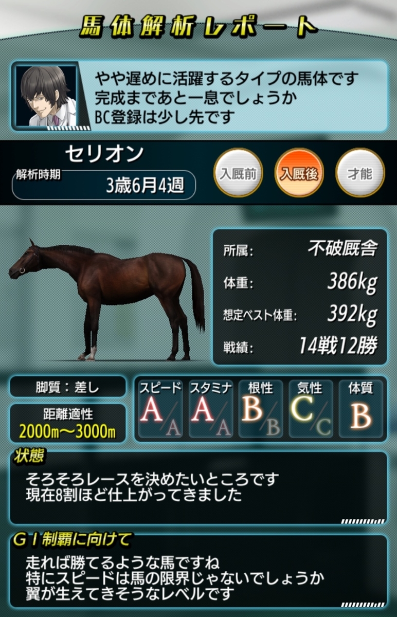 ダビマス 第5回ダビマス王座決定戦に向けての生産② オルフェーヴル