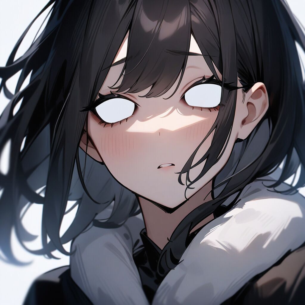 blank eyes (white sclera) 6
