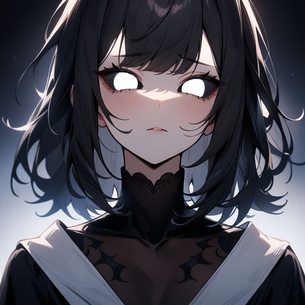 blank eyes (white sclera) 7