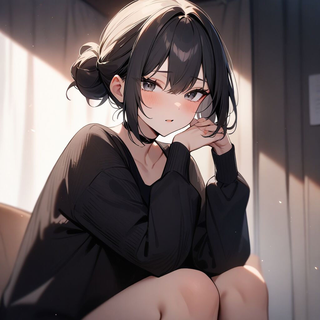 single hair bun (お団子一つ) by Animagine XL 3.1 - AI生成画像カタログ
