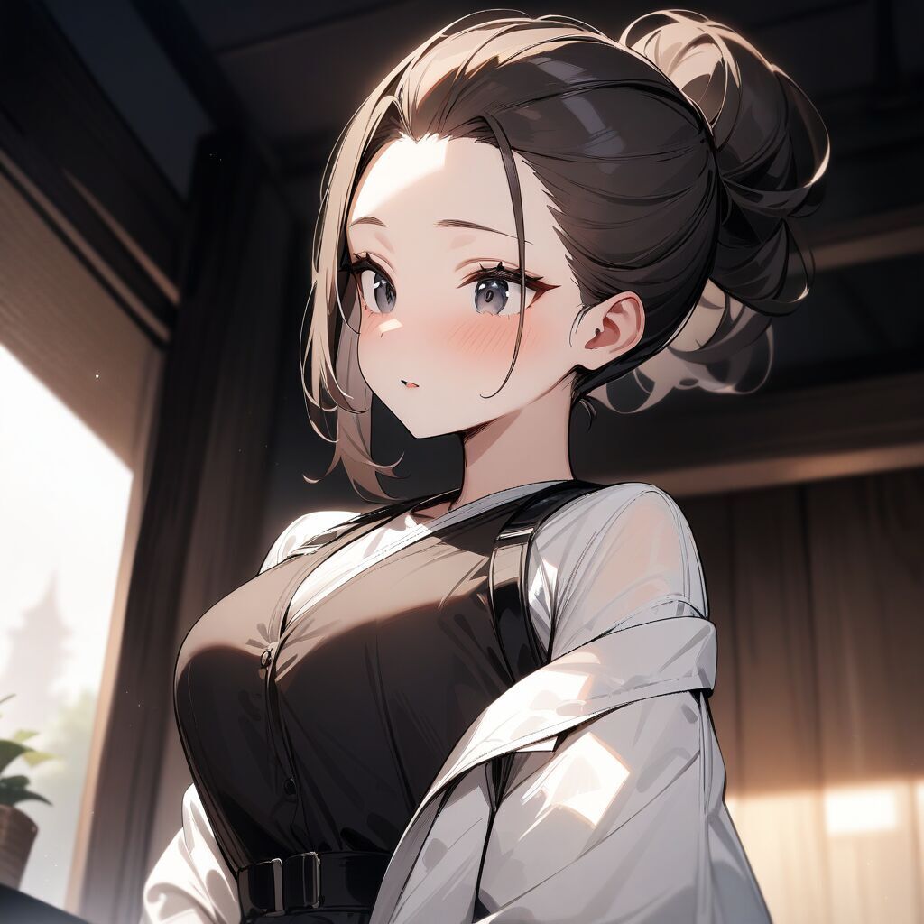 hair pulled back 4