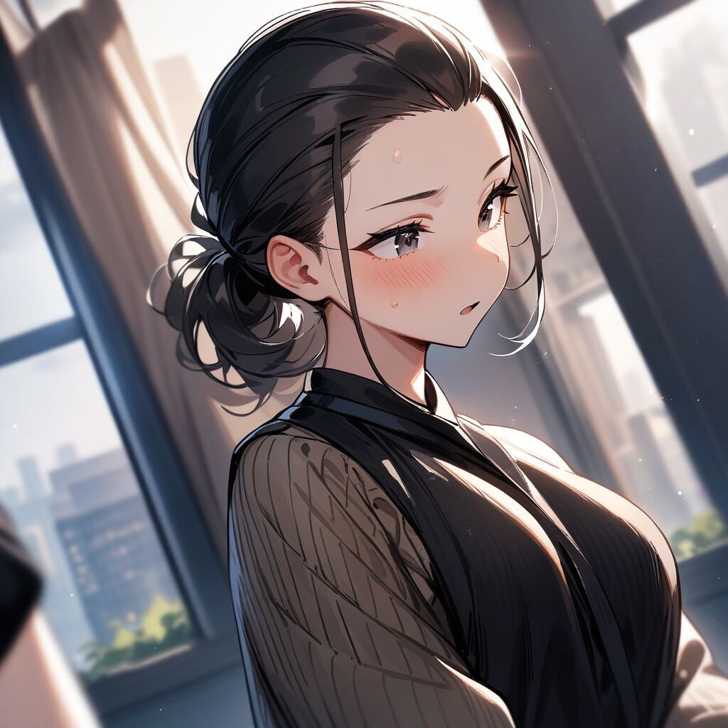 hair pulled back 6
