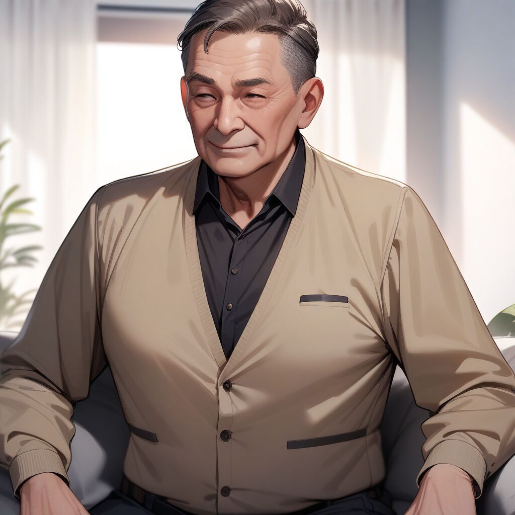 1man,50 years old (50代男性) by Animagine XL 3.1 - AI生成画像カタログ