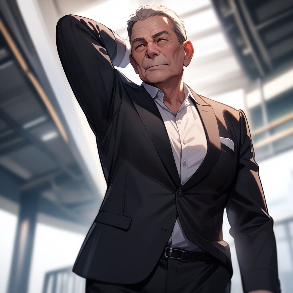 1man,50 years old (50代男性) by Animagine XL 3.1 - AI生成画像カタログ