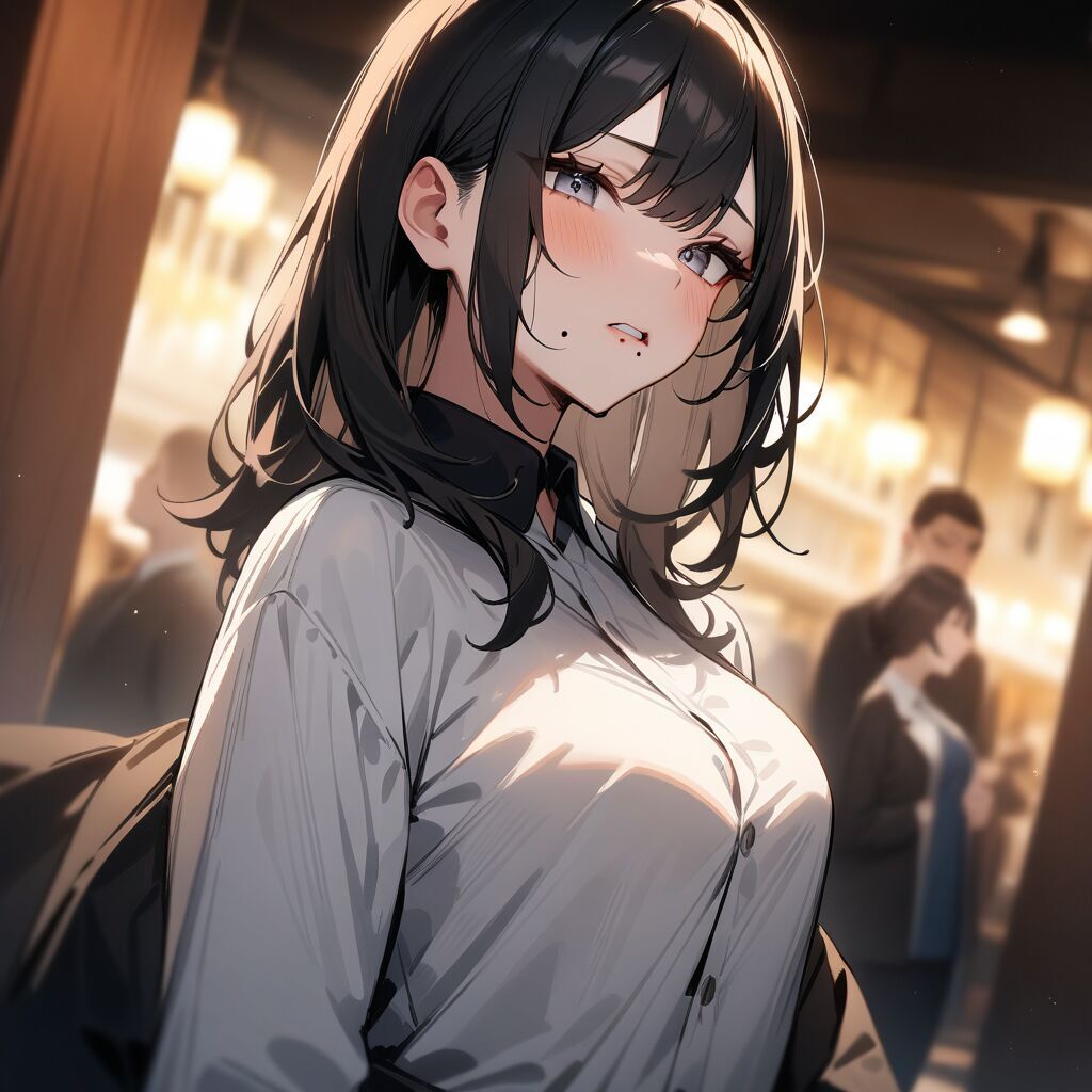 mole under mouth (口元のほくろ) by Animagine XL V3.1 - AI生成画像