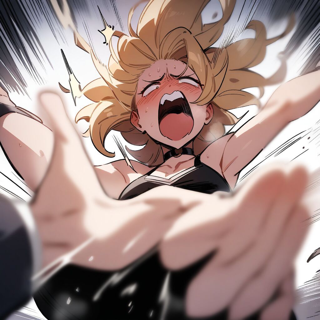 痙攣 gif　  spasm (けいれん) by Animagine XL V3.1 - AI生成画像カタログ