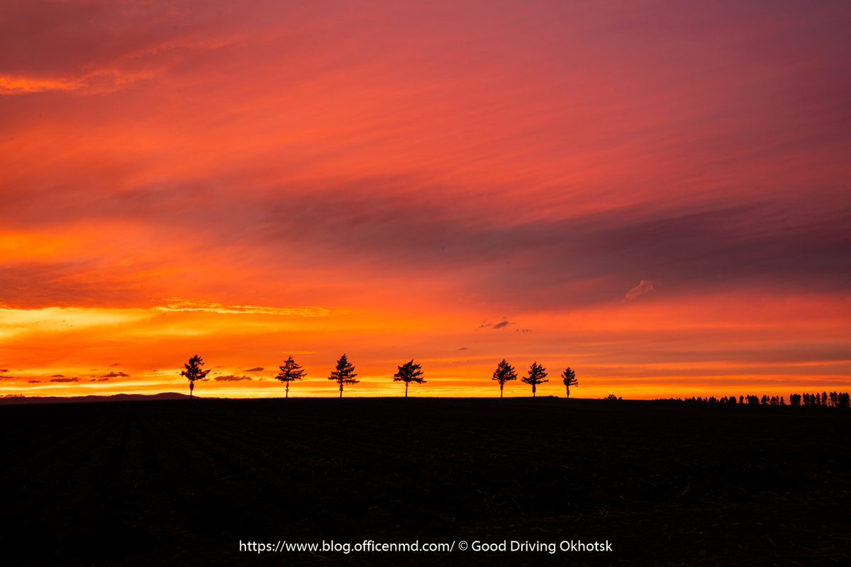 女満別の夕景 - Good Driving Okhotsk.