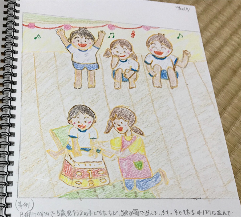 保育士試験 造形 あいぼん先生のお絵かき指導 どんな空でも 自閉症の娘と家族の日常