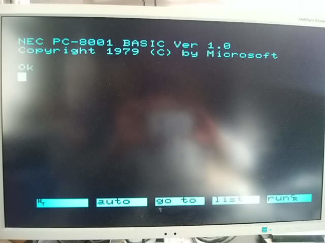 PC-8001を手に入れた話 - ごりぽんソフトウェア