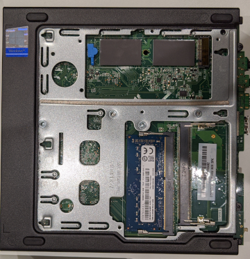 ThinkCentre M75q-1 Tiny を購入: SSD・メモリを増設