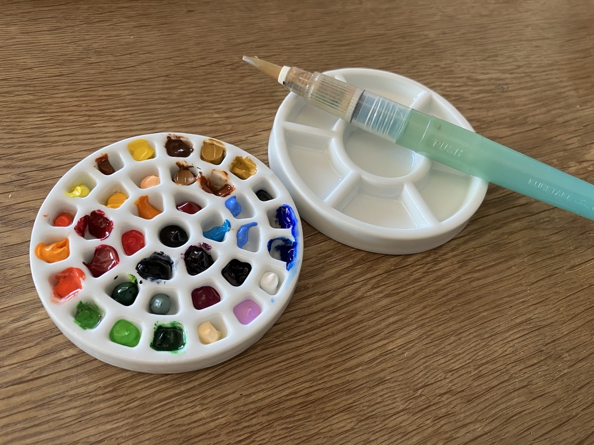 エッチャー 陶器 ミニパレット エッチャーのミニパレット - 暮待巣