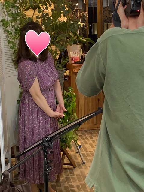 お見合い写真　撮影中　iluce