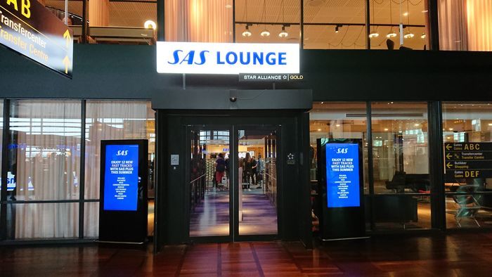 コペンハーゲン空港 SASラウンジ