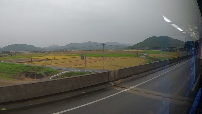 サンライト号 車窓