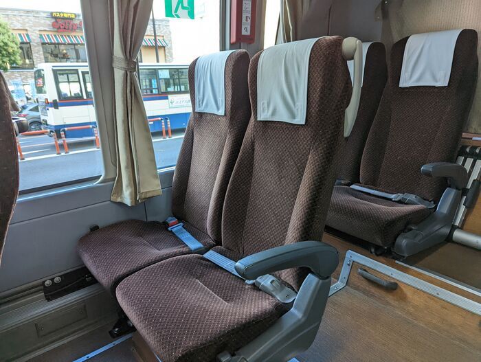 西鉄バス とよのくに号 座席