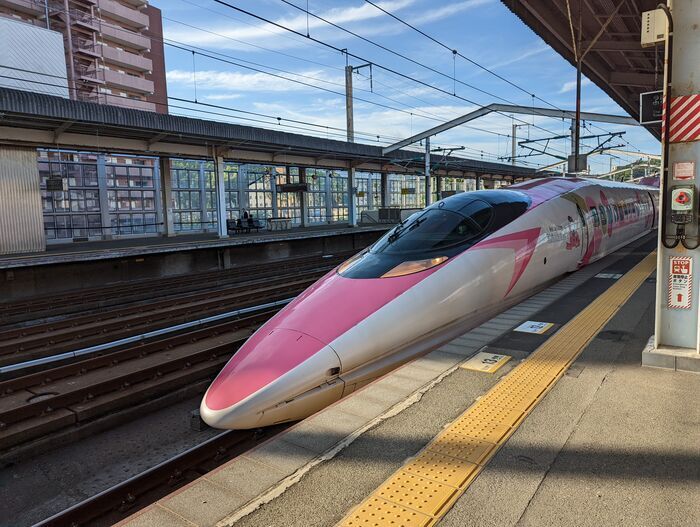 山陽新幹線 博多 広島 バリ得こだま・ひかり 500系 ハローキティ新幹線