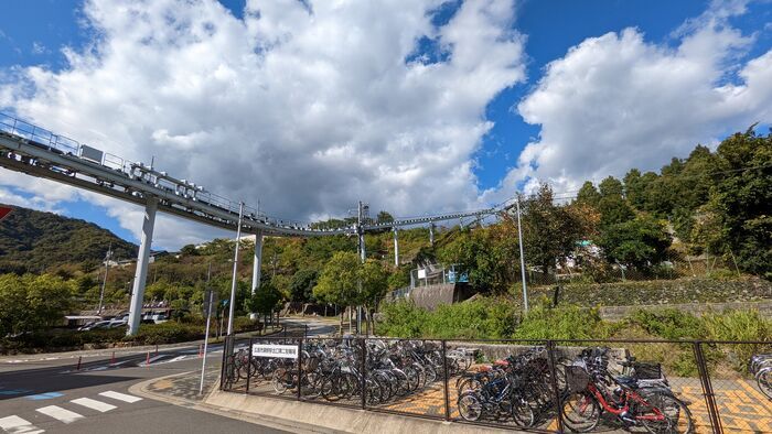 スカイレールみどり坂線　みどり口駅　軌道