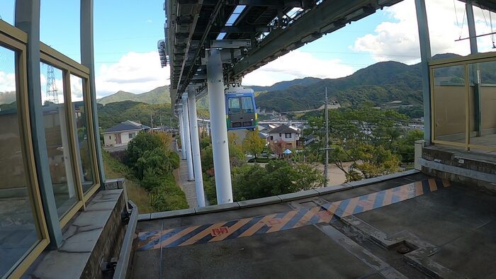 スカイレールみどり坂線　前面展望　乗車記