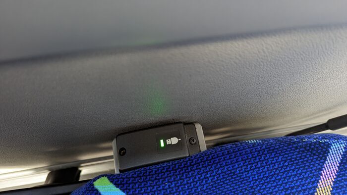 西鉄高速バス 久留米ー福岡空港線 座席