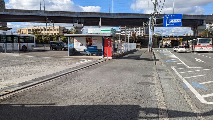 西鉄高速バス 久留米ー福岡空港線 縄手バス停