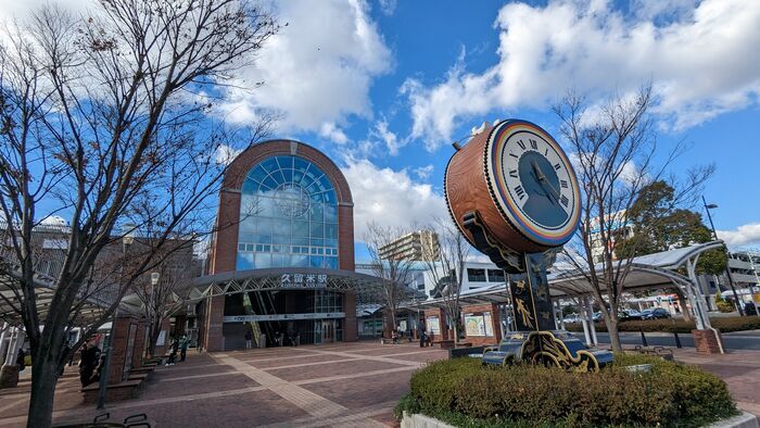 西鉄高速バス 久留米ー福岡空港線 JR久留米駅 バス停