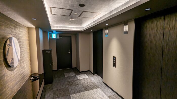 三井ガーデンホテル京都駅前　エレベーターホール