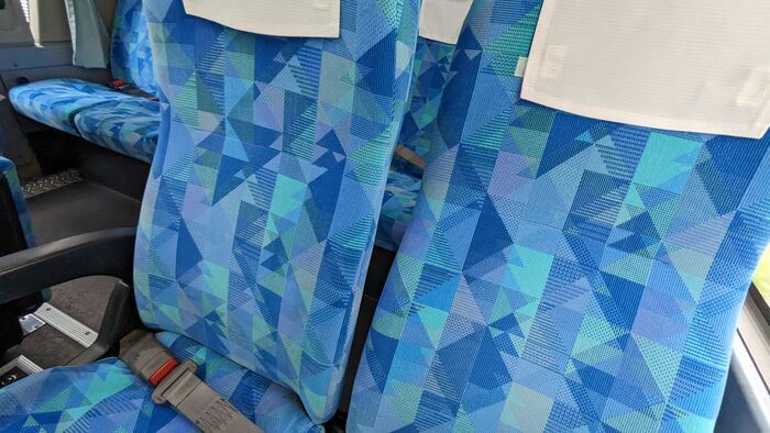 西鉄高速バス ふくふく号 座席