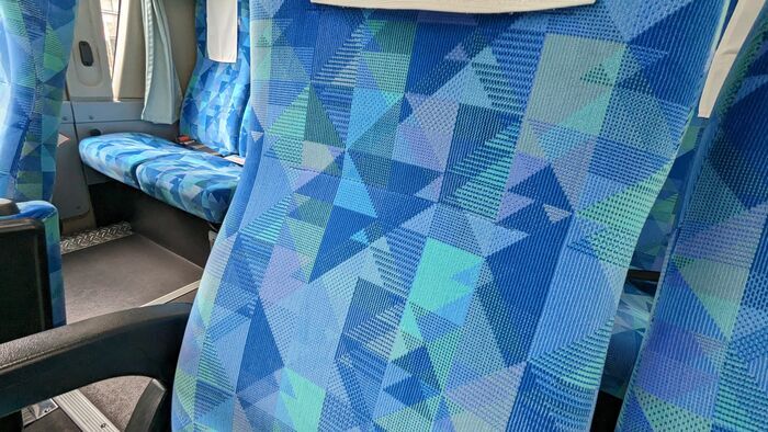 西鉄高速バス ふくふく号 座席