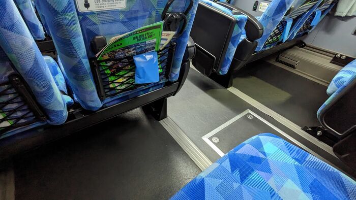 西鉄高速バス　ふくふく号　座席