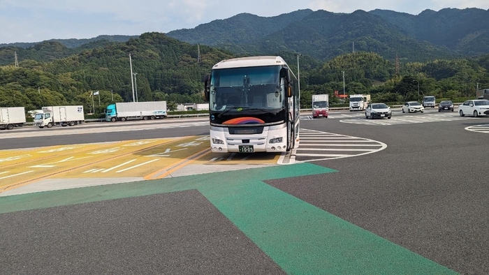 九州産交バス なんぷう号 宮原サービスエリア