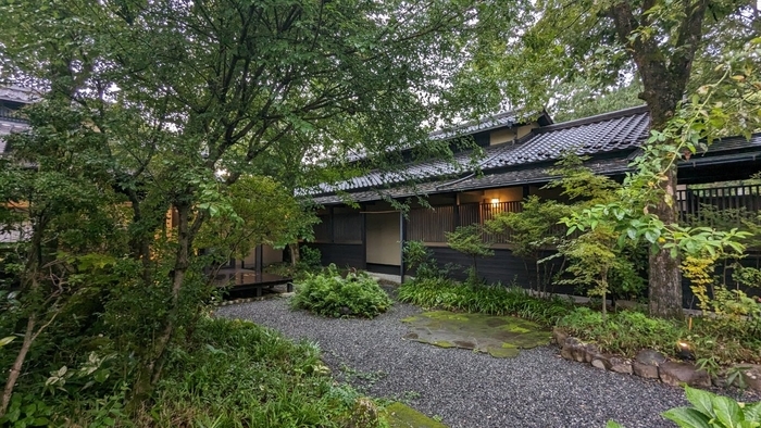 白川温泉 華匠庵 中庭