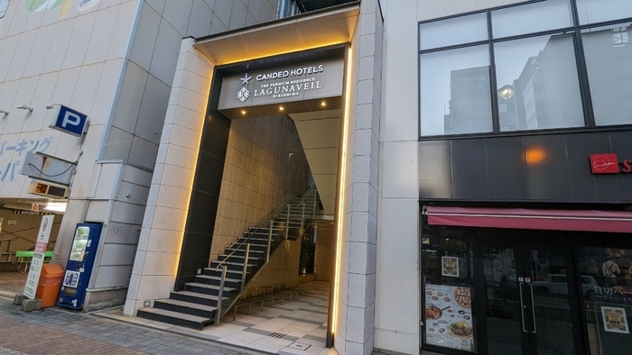 カンデオホテルズ広島八丁堀　エントランス