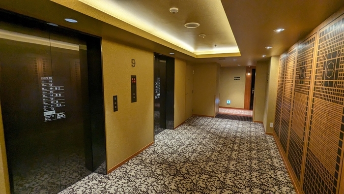 JR九州ホテル　ブラッサム大分　エレベーターホール