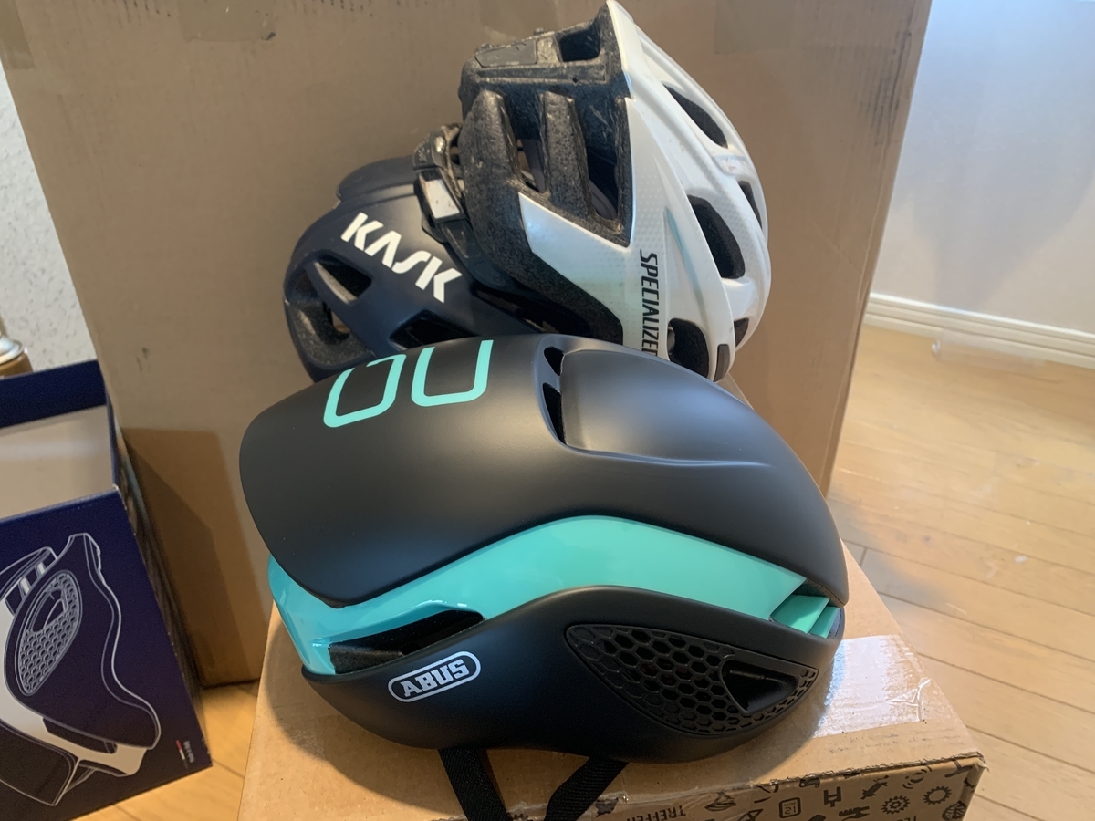 Abusのエアロヘルメット Gamechangerを海外通販で手に入れた 読むロードバイク Withgrail ウィズグレイル