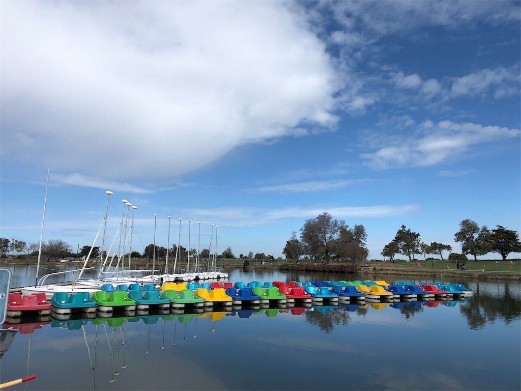 外出禁止令が出て初めての週末トレイル 〜Shoreline Lake Park〜 - な