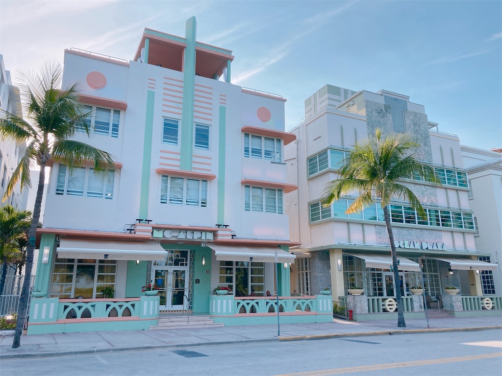 【フロリダ観光】マイアミ アールデコ建築のホテル "Winter Haven, Autograph Collection" ななとなな夫の