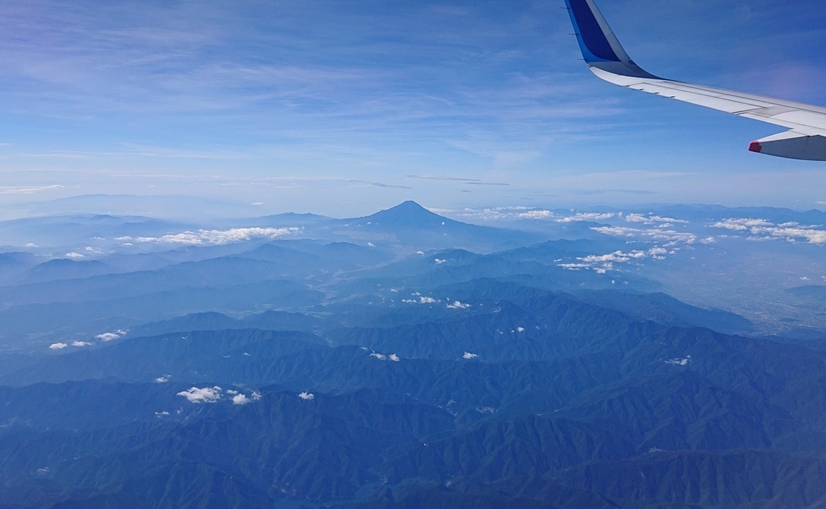 2024年10月2日 上空からの富士山